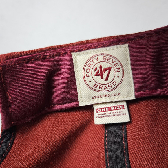 Rare Vintage Santa Clara University Broncos '47 Brand SnapBack Hat Cap Y2K NCAA - Picture 13 of 16